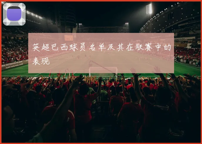 英超巴西球员名单及其在联赛中的表现